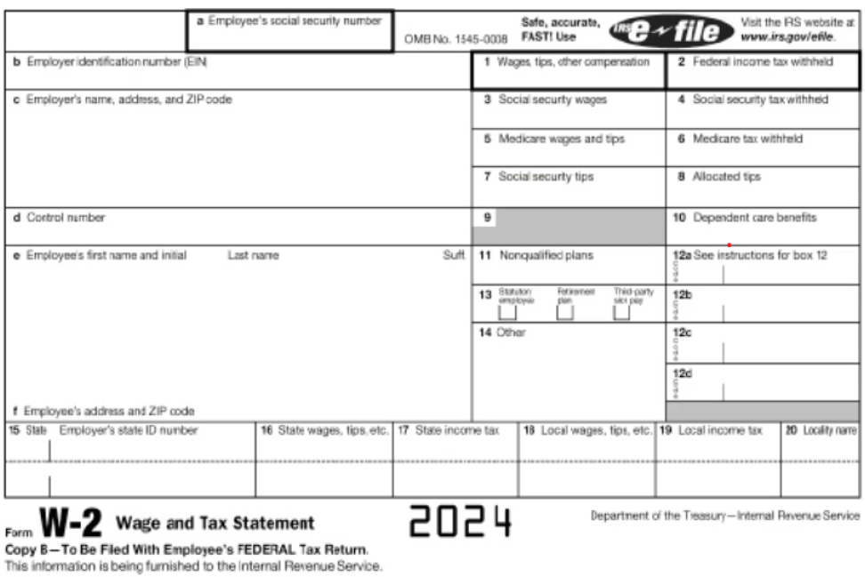 W-2 example