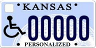New disabled personalized plate image