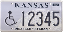 Disabled Veteran Plate