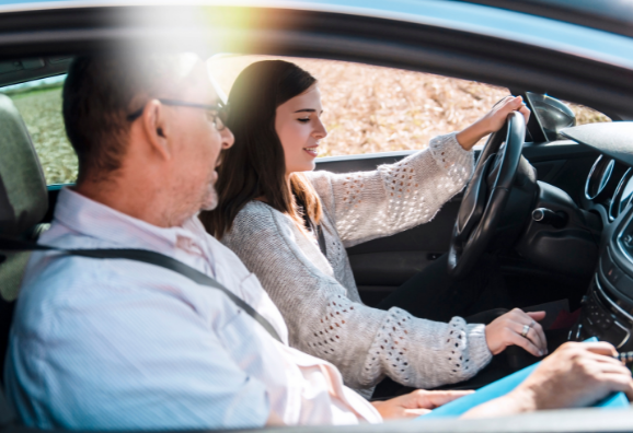 Image of a teen driver