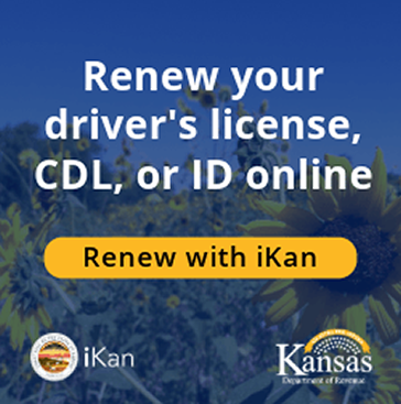 Ikan - renew your Kansas driver's license online