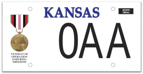 Operation Enduring Freedom Plate