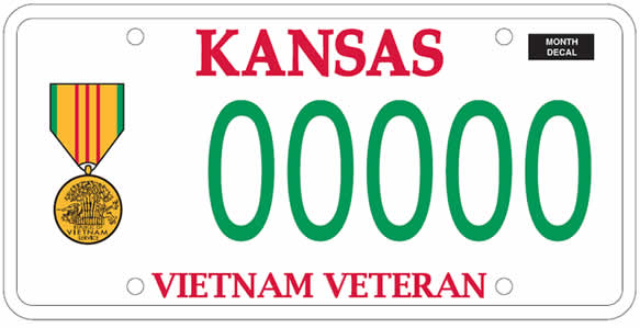Vietnam Veteran's Plate